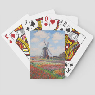 Claude Monet - Field of Tulips in Holland Playing Cards