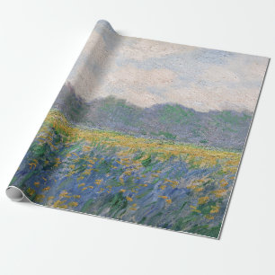 Claude Monet - Field of Yellow Irises at Giverny Wrapping Paper
