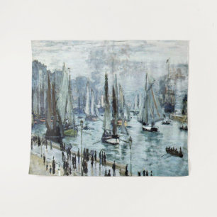 Claude Monet Fishing Boats Leaving the Harbour Tapestry