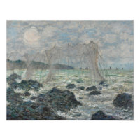 Claude Monet - Fishing Nets at Pourville