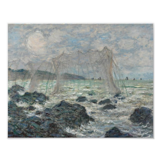 Claude Monet - Fishing Nets at Pourville Photo Print (Front)