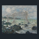 Claude Monet - Fishing Nets at Pourville Poster<br><div class="desc">Fishing Nets at Pourville by Claude Monet, 1882. Claude Monet was a founder of French Impressionist painting, and the most consistent and prolific practitioner of the movement's philosophy of expressing one's perceptions before nature, especially as applied to plein-air landscape painting. The term "Impressionism" is derived from the title of his...</div>