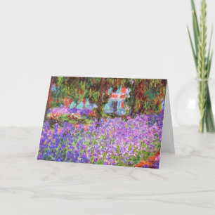Claude Monet Garden at Giverny Card