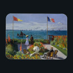 Claude Monet - Garden at Sainte-Address Magnet<br><div class="desc">Garden at Sainte-Adresse / Terrace at Sainte-Adresse - Claude Monet,  Oil on Canvas,  1867</div>