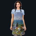 Claude Monet - Garden at Sainte-Adresse Apron<br><div class="desc">Garden at Sainte-Adresse / Terrace at Sainte-Adresse - Claude Monet,  Oil on Canvas,  1867</div>