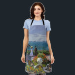 Claude Monet - Garden at Sainte-Adresse Apron<br><div class="desc">Garden at Sainte-Adresse / Terrace at Sainte-Adresse - Claude Monet,  Oil on Canvas,  1867</div>