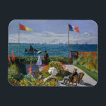 Claude Monet - Garden at Sainte-Adresse Magnet<br><div class="desc">Garden at Sainte-Adresse / Terrace at Sainte-Adresse - Claude Monet,  Oil on Canvas,  1867</div>