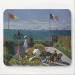 Claude Monet - Garden at Sainte-Adresse Mouse Pad<br><div class="desc">Garden at Sainte-Adresse by Claude Monet,  1867. Oil on canvas.</div>