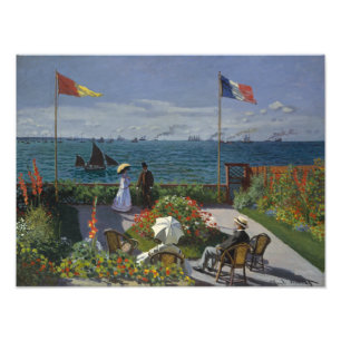Claude Monet - Garden at Sainte-Adresse Photo Print
