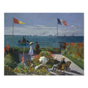 Claude Monet - Garden at Sainte-Adresse Photo Print