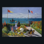 Claude Monet - Garden at Sainte-Adresse Poster<br><div class="desc">Garden at Sainte-Adresse / Terrace at Sainte-Adresse - Claude Monet,  Oil on Canvas,  1867</div>