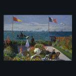 Claude Monet - Garden at Sainte-Adresse Poster<br><div class="desc">Garden at Sainte-Adresse by Claude Monet,  1867. Oil on canvas.</div>