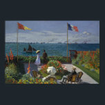 Claude Monet - Garden at Sainte-Adresse Poster<br><div class="desc">Garden at Sainte-Adresse by Claude Monet,  1867. Oil on canvas.</div>
