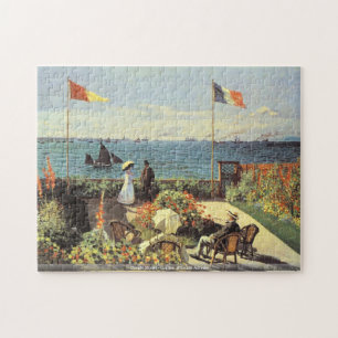 Claude Monet - Garden at Sainte Adresse puzzle
