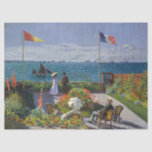 Claude Monet - Garden at Sainte-Adresse Tissue Paper<br><div class="desc">Garden at Sainte-Adresse / Terrace at Sainte-Adresse - Claude Monet,  Oil on Canvas,  1867</div>