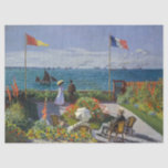 Claude Monet - Garden at Sainte-Adresse Tissue Paper<br><div class="desc">Garden at Sainte-Adresse / Terrace at Sainte-Adresse - Claude Monet,  Oil on Canvas,  1867</div>