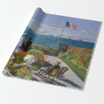 Claude Monet - Garden at Sainte-Adresse Wrapping Paper<br><div class="desc">Garden at Sainte-Adresse / Terrace at Sainte-Adresse - Claude Monet,  Oil on Canvas,  1867</div>