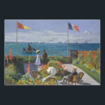 Claude Monet - Garden at Sainte-Adresse Wrapping Paper Sheet<br><div class="desc">Garden at Sainte-Adresse / Terrace at Sainte-Adresse - Claude Monet,  Oil on Canvas,  1867</div>