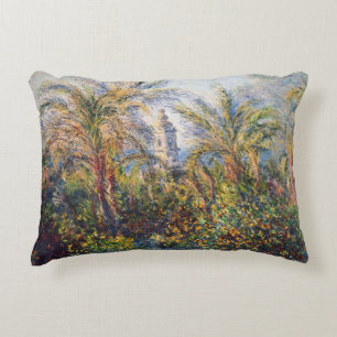Claude Monet Garden in Bordighera Decorative Cushion