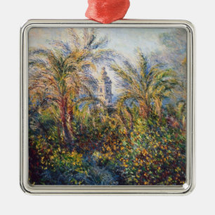 Claude Monet   Garden in Bordighera Metal Ornament