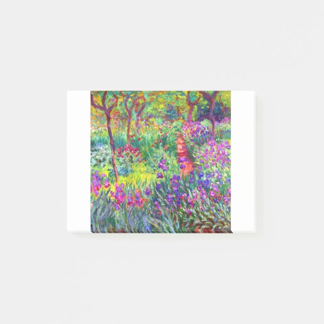 Claude Monet Garden in Giverny Post-it Notes (Front)