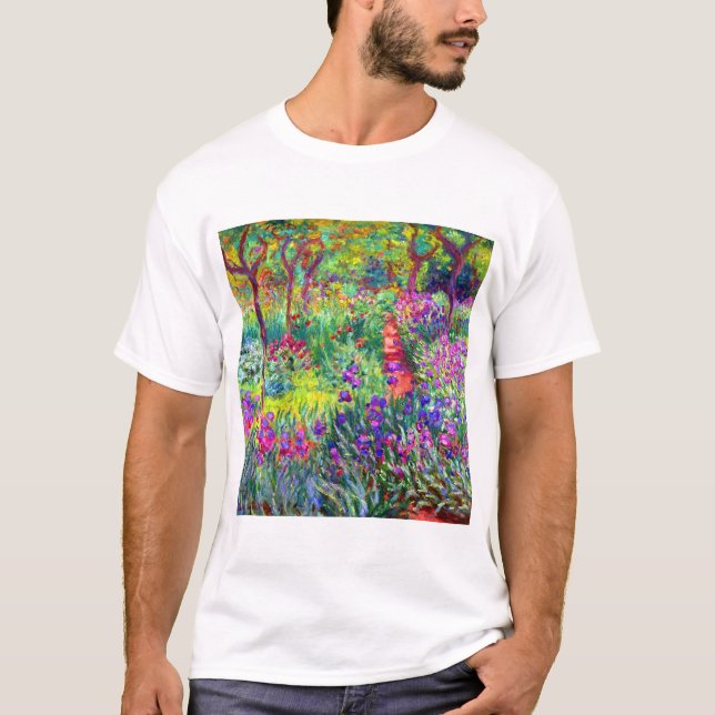 Claude Monet Garden in Giverny T-Shirt (Front)