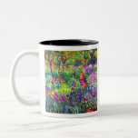 Claude Monet Garden in Giverny Two-Tone Coffee Mug<br><div class="desc">Garden in Giverny painted by Claude Monet in 1900.</div>