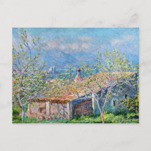 Claude Monet: Gardeners House at Antibes Postcard