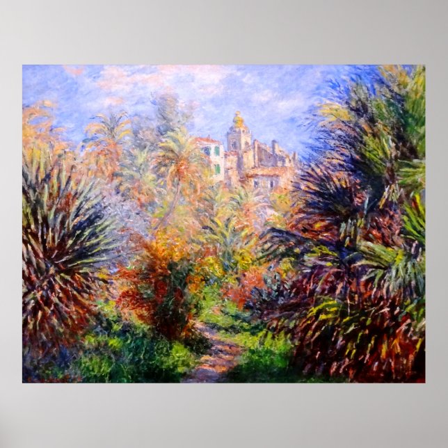 Claude Monet: Gardens of the Villa Moreno Bordighe Poster (Front)
