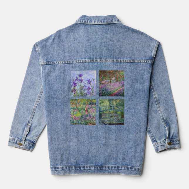 Claude Monet - Giverny Masterpieces Selection Denim Jacket (Back)