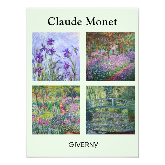 Claude Monet - Giverny Masterpieces Selection Photo Print (Front)