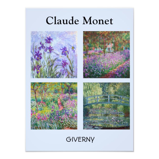 Claude Monet - Giverny Masterpieces Selection Photo Print (Front)