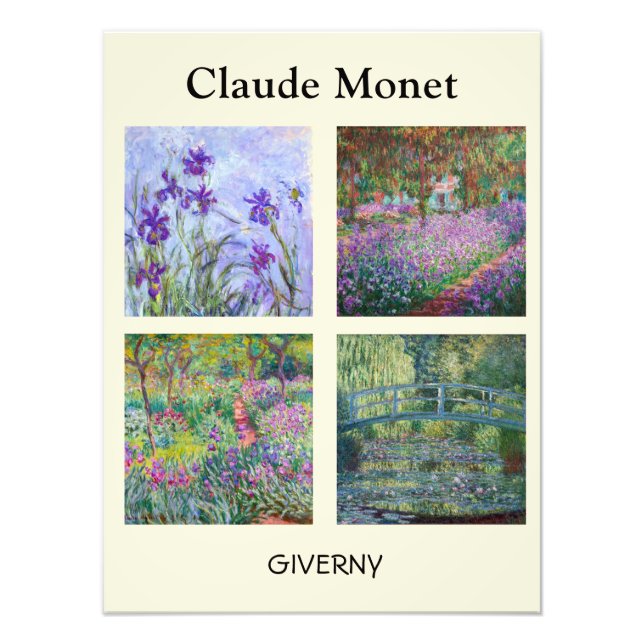Claude Monet - Giverny Masterpieces Selection Photo Print (Front)