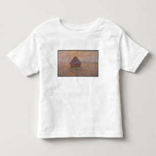 Claude Monet Grainstack, Sun in the Mist Toddler T-Shirt