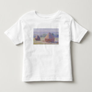 Claude Monet Grainstacks at the end of Summer Toddler T-Shirt