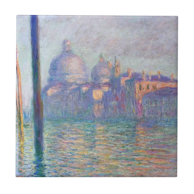 Claude Monet - Grand Canal, Venice Ceramic Tile (Front)