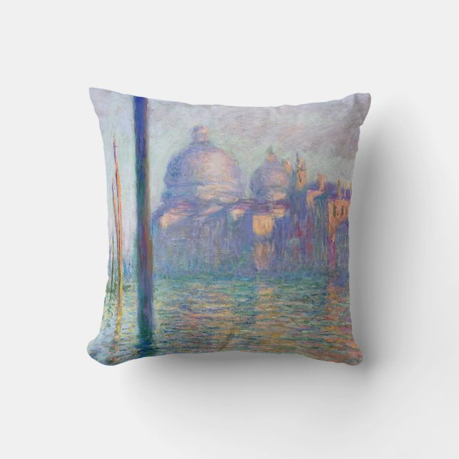 Claude Monet - Grand Canal, Venice Cushion (Front)