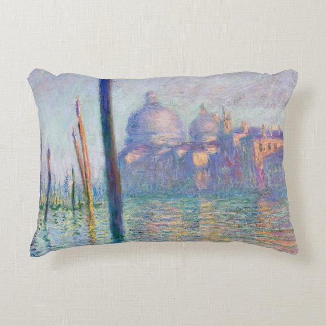 Claude Monet - Grand Canal, Venice Decorative Cushion (Front)