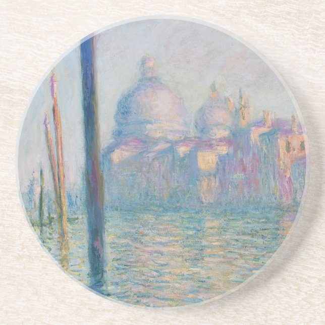 Claude Monet Grand Canal Venice Italy Travel Coaster (Front)