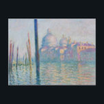 Claude Monet Grand Canal Venice Italy Travel Holiday Postcard<br><div class="desc">Impressionist Landscape Painting by Claude Monet - Classic Masterpieces - Claude Monet's Impressionist Painting Series - Grand Canal Venice</div>