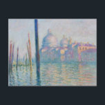 Claude Monet Grand Canal Venice Italy Travel Holiday Postcard<br><div class="desc">Impressionist Landscape Painting by Claude Monet - Classic Masterpieces - Claude Monet's Impressionist Painting Series - Grand Canal Venice</div>