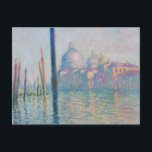 Claude Monet Grand Canal Venice Italy Travel Holiday Postcard<br><div class="desc">Impressionist Landscape Painting by Claude Monet - Classic Masterpieces - Claude Monet's Impressionist Painting Series - Grand Canal Venice</div>