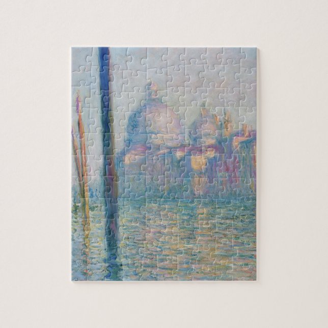 Claude Monet Grand Canal Venice Italy Travel Jigsaw Puzzle (Vertical)