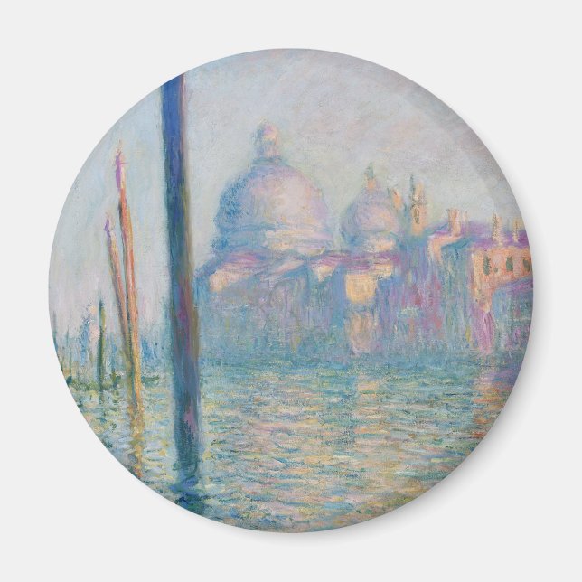 Claude Monet Grand Canal Venice Italy Travel Magnet (Front)