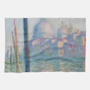 Claude Monet Grand Canal Venice Italy Travel Tea Towel