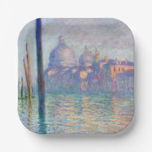 Claude Monet - Grand Canal, Venice Paper Plate