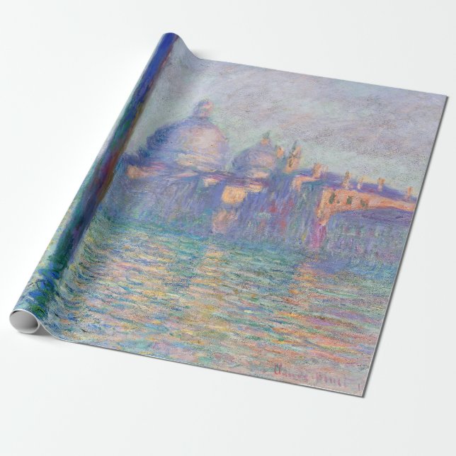 Claude Monet - Grand Canal, Venice Wrapping Paper (Unrolled)