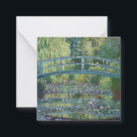Claude Monet - Green Harmony Card<br><div class="desc">Water Lily pond,  Green Harmony / Le Bassin aux Nympheas,  Harmonie Verte by Claude Monet in 1899</div>