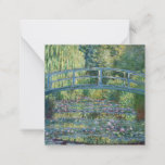 Claude Monet - Green Harmony Card<br><div class="desc">Water Lily pond,  Green Harmony / Le Bassin aux Nympheas,  Harmonie Verte by Claude Monet in 1899</div>