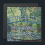 Claude Monet - Green Harmony Magnetic Card<br><div class="desc">Water Lily pond,  Green Harmony / Le Bassin aux Nympheas,  Harmonie Verte by Claude Monet in 1899</div>